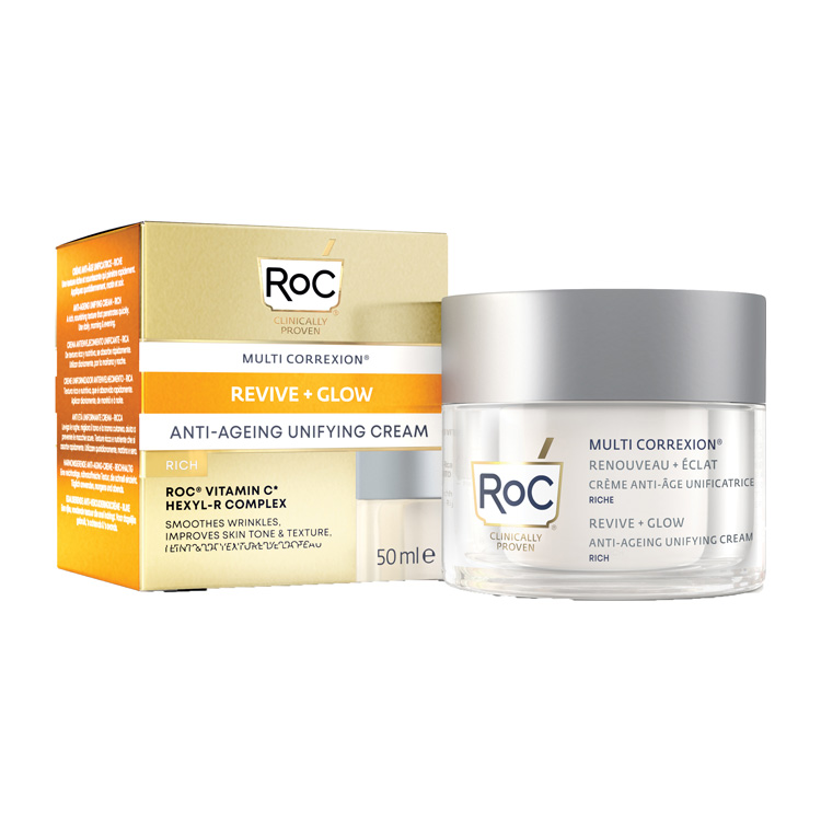 ROC MULTI CORREXION REVIVE   GLOW ANTI-AGEING UNIFYING CREAM RICH