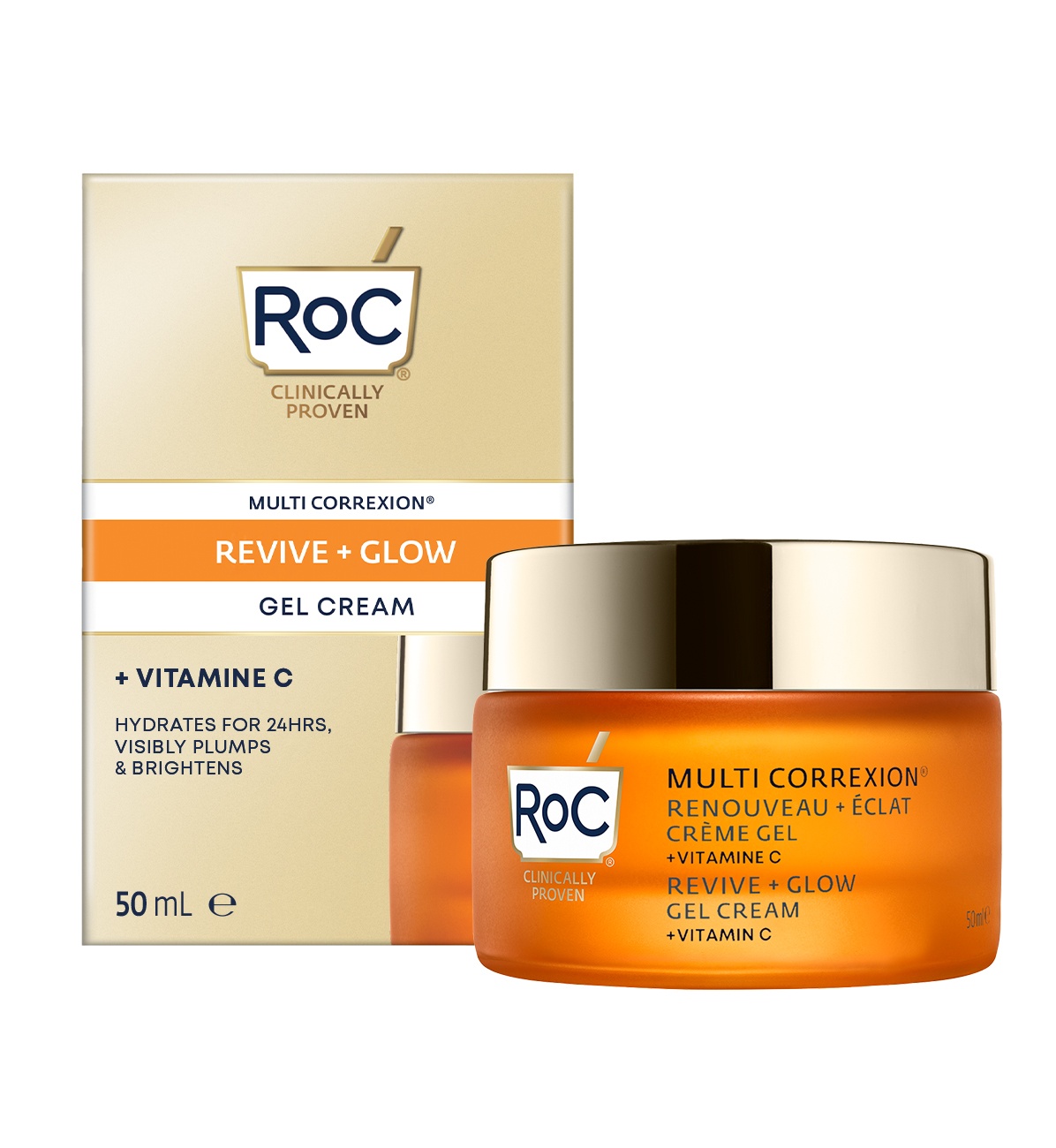 ROC MULTI CORREXION REVIVE   GLOW GEL CREAM