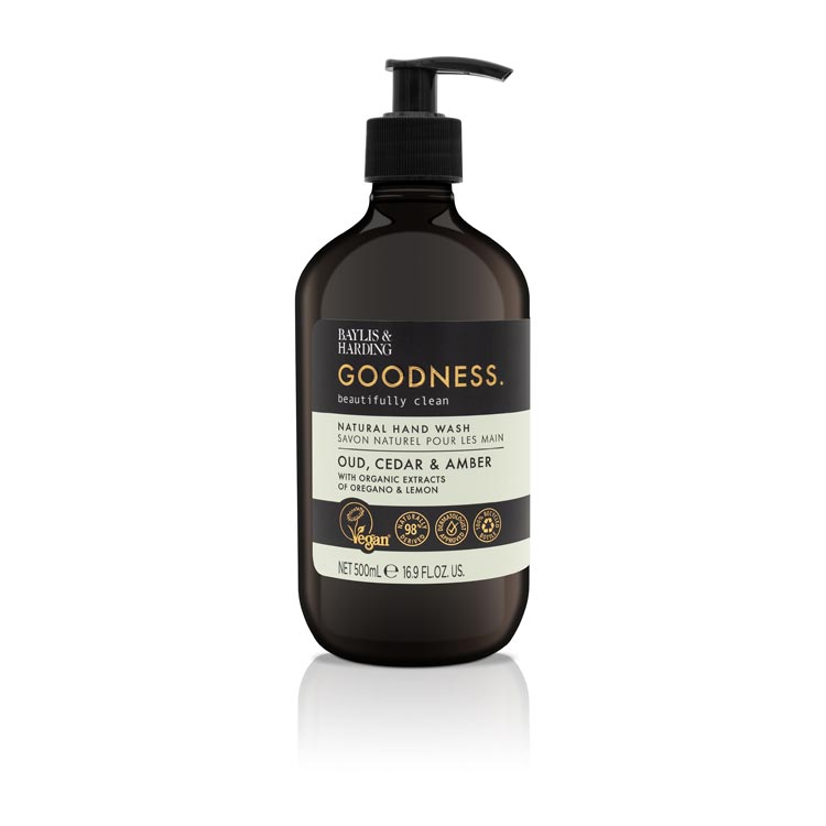 BAYLIS   HARDING HAND WASH GOODNESS OUD,CEDAR   AMBER
