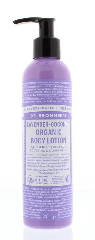 DR BRONNERS BODYLOTION LAVENDEL - KOKOS