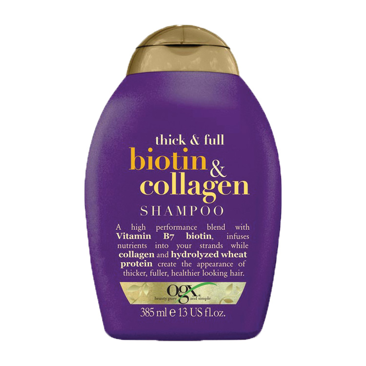 OGX SHAMPOO THICK FULL BIOTIN  COLLAGEN