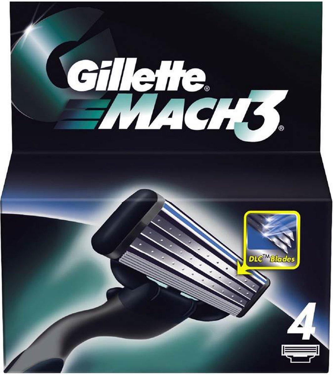GILLETTE MACH3 MESJES 4 ST