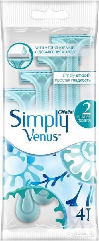GILLETTE WOMAN SIMPLY VENUS 2 WEGWERPMESJES