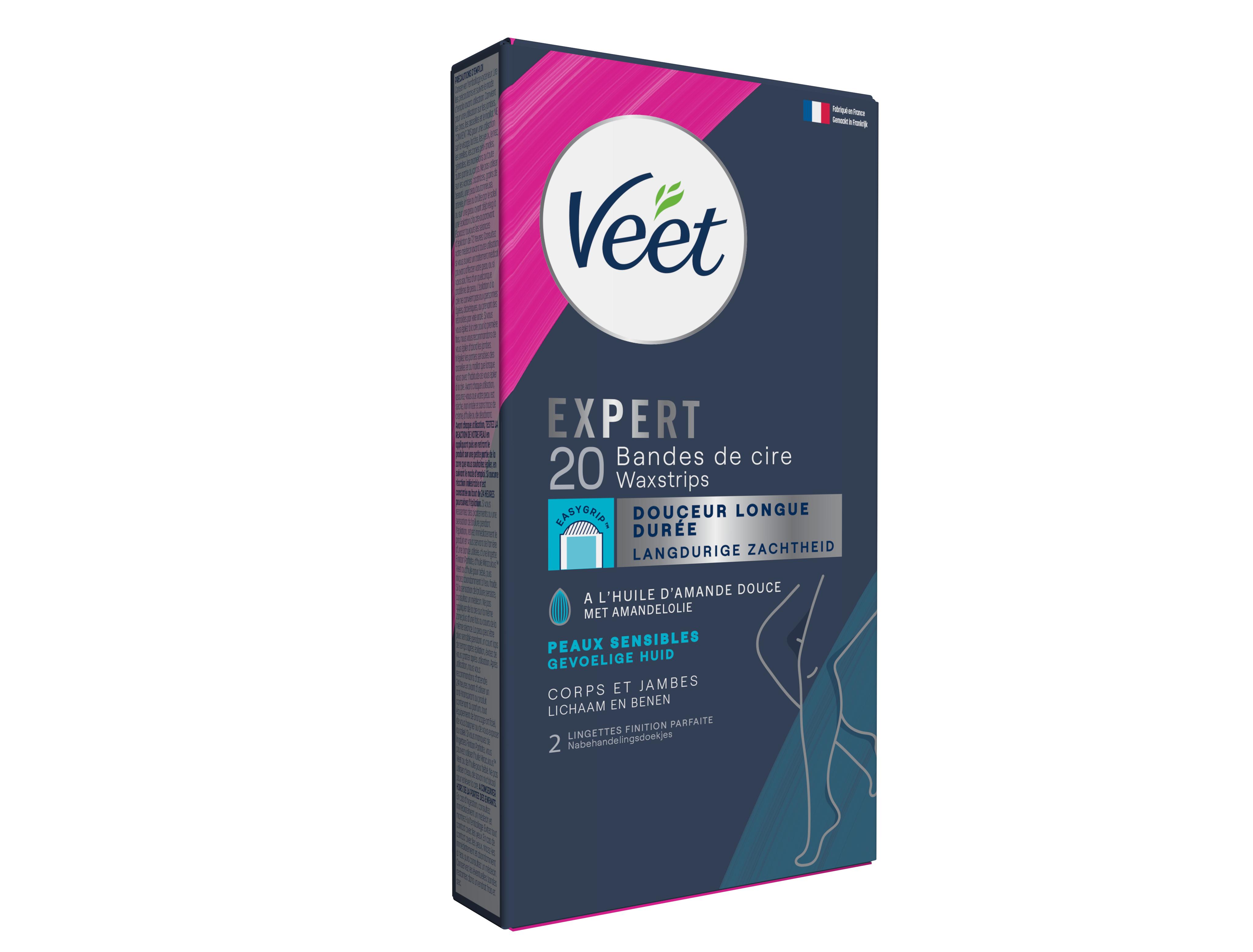 VEET KOUDE WASSTRIPS - EXPERT BENEN GEVOELIGE HUID