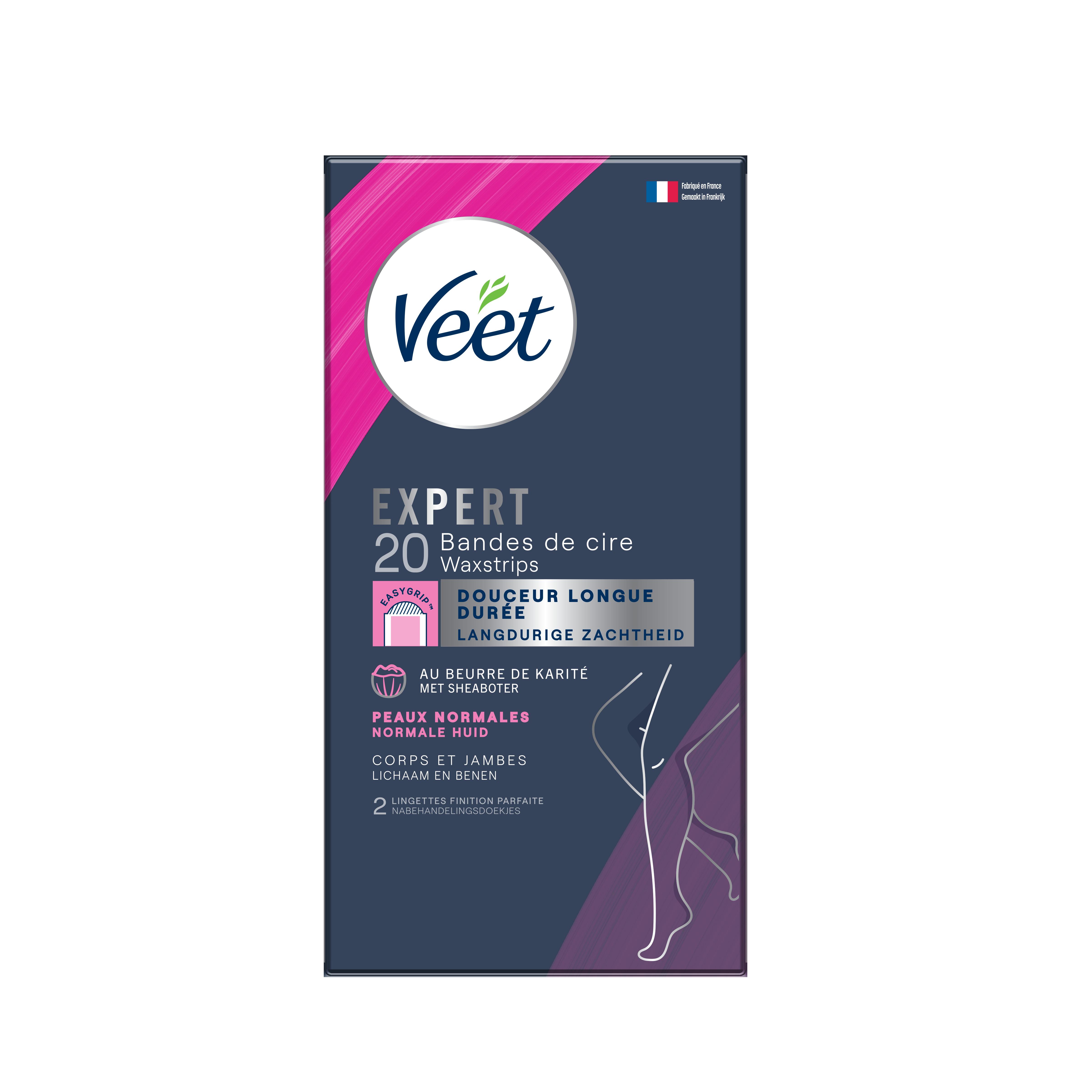 VEET KOUDE WASSTRIPS - EXPERT BENEN NORMAAL