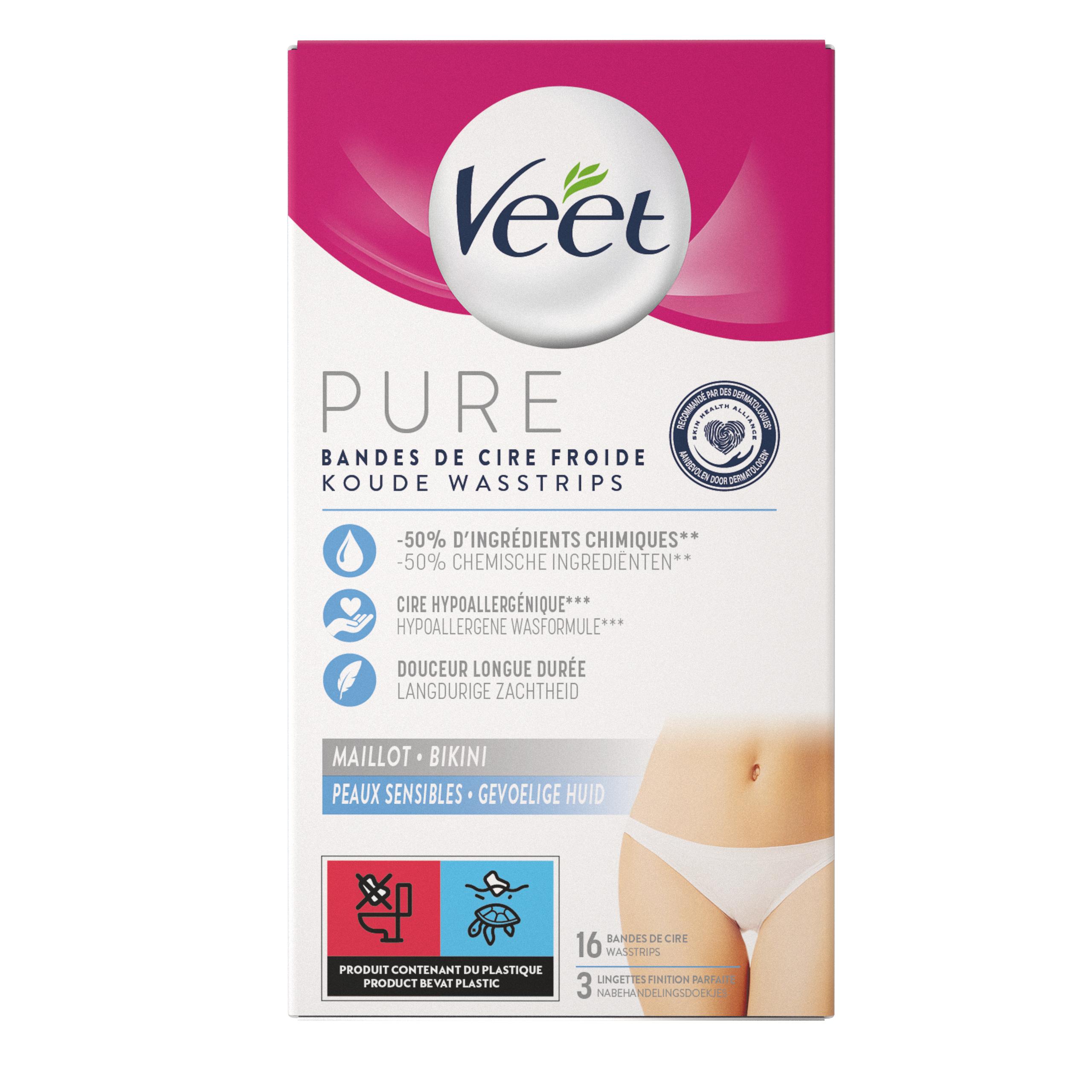 VEET KOUDE WAXSTRIPS BIKINI HYPOALLERGENIC