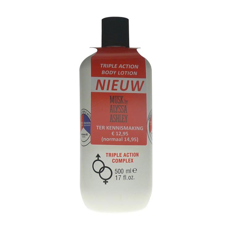ALYSSA ASHLEY MUSK HAND   BODYLOTION TRIPLE ACTION