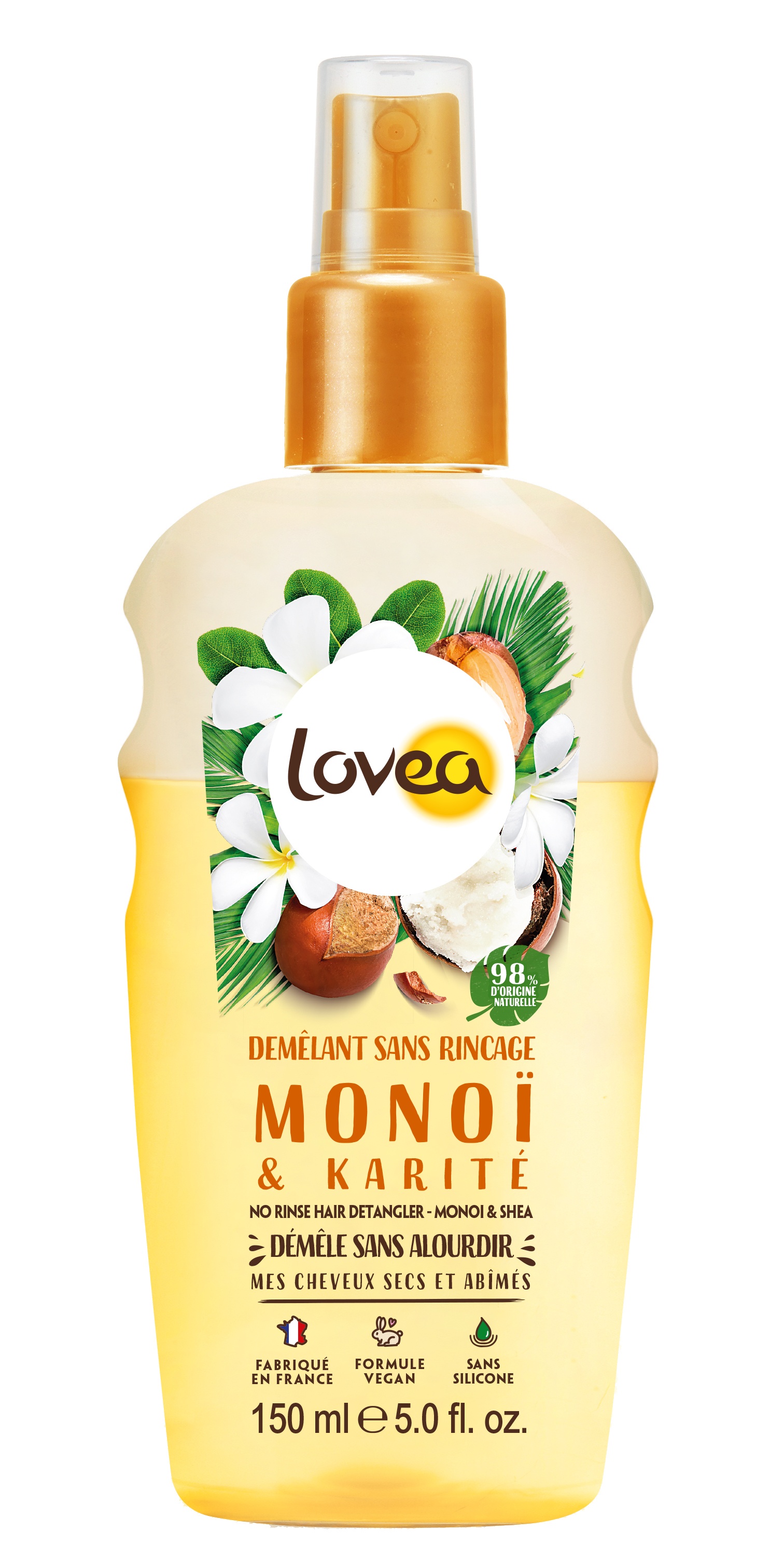 LOVEA NO RINSE SPRAY MONOI   SHEA