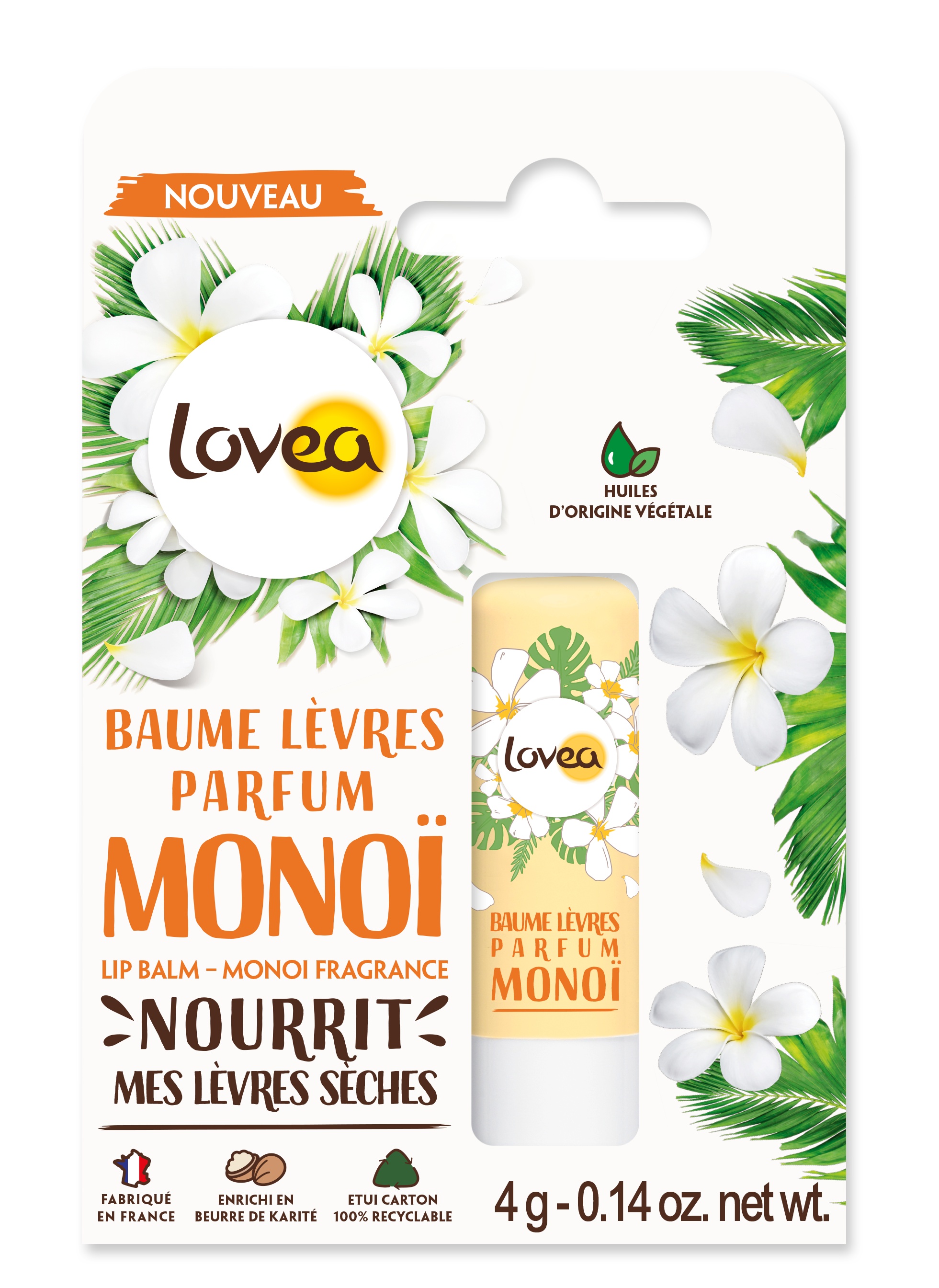 LOVEA LIP BALM MONOI