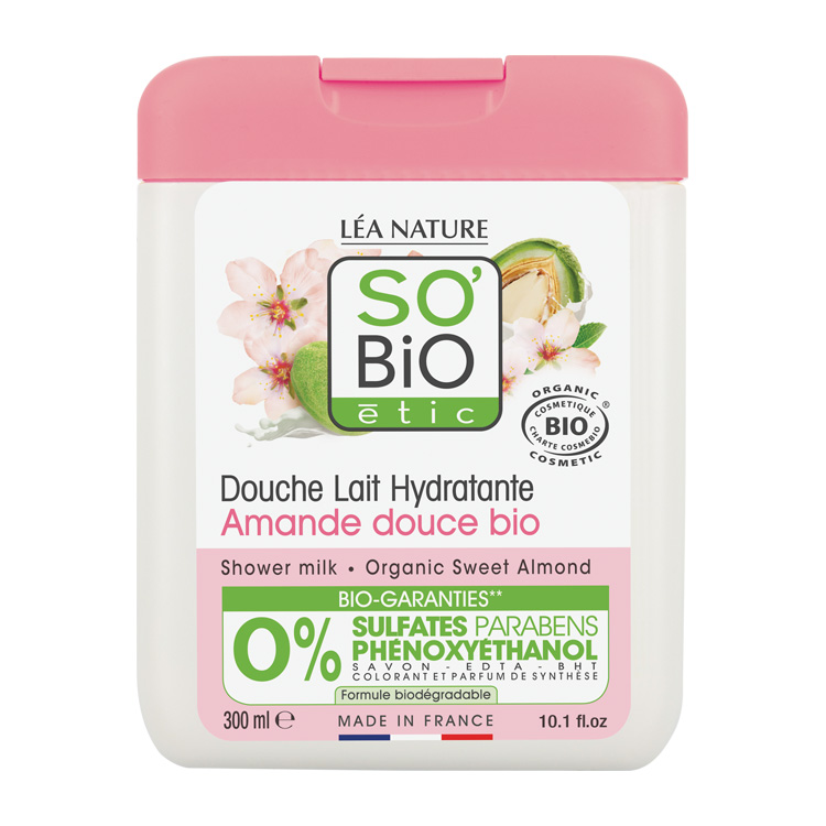 SO BIO ETIC SHOWER MILK SWEET ALMOND