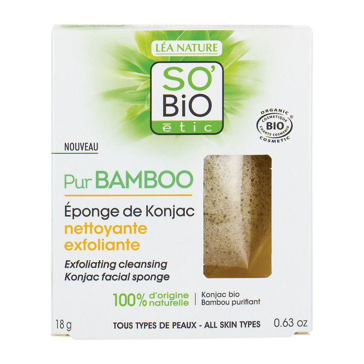 SO BIO ETIC BAMBOO KONJAC FACIAL SPONGE