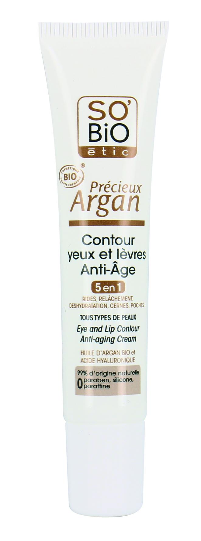 SO BIO ETIC ARGAN ANTI AGE LIP   EYE CONTOUR