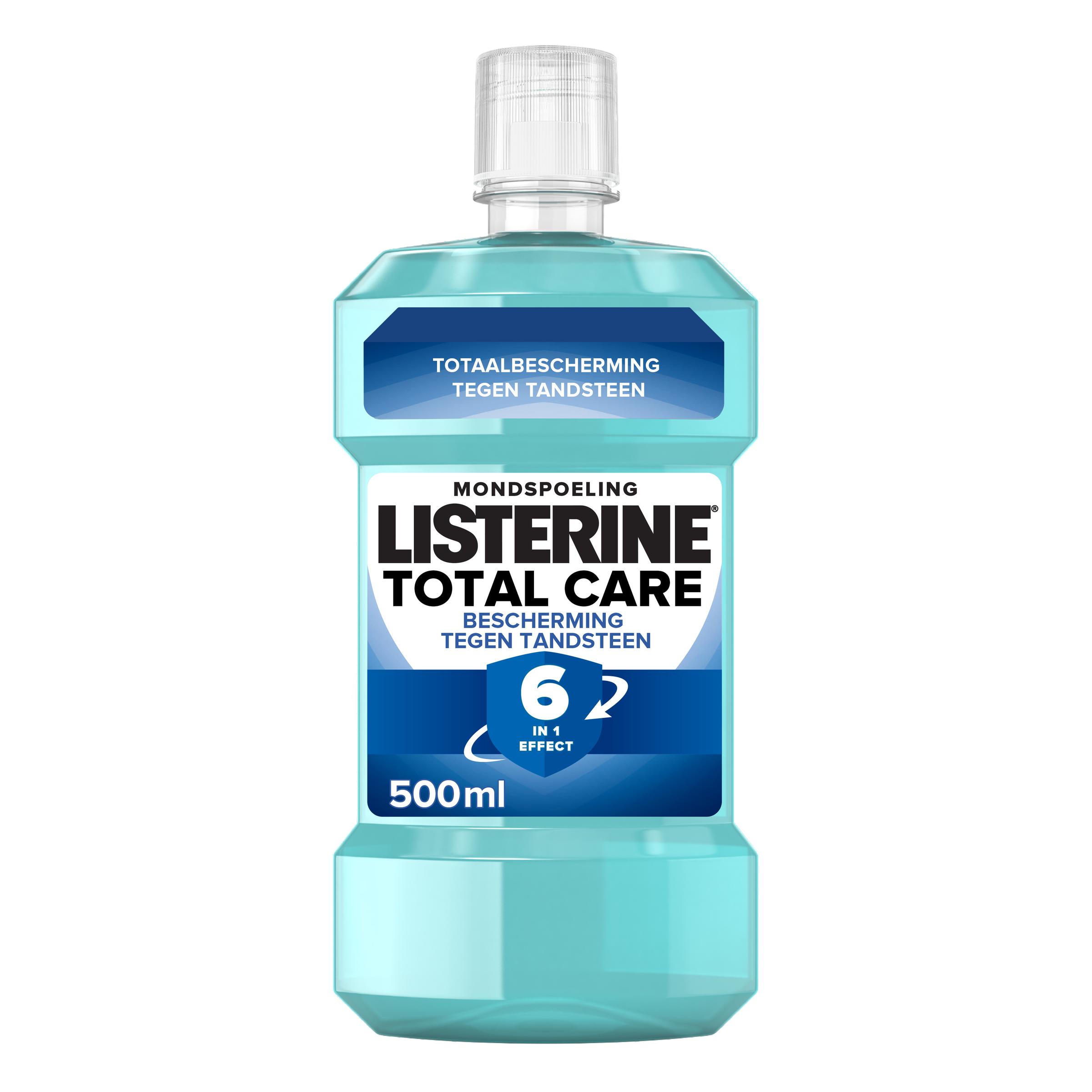 LISTERINE MONDWATER TOTAL CARE BESCHERMING TEGEN TANDSTEEN
