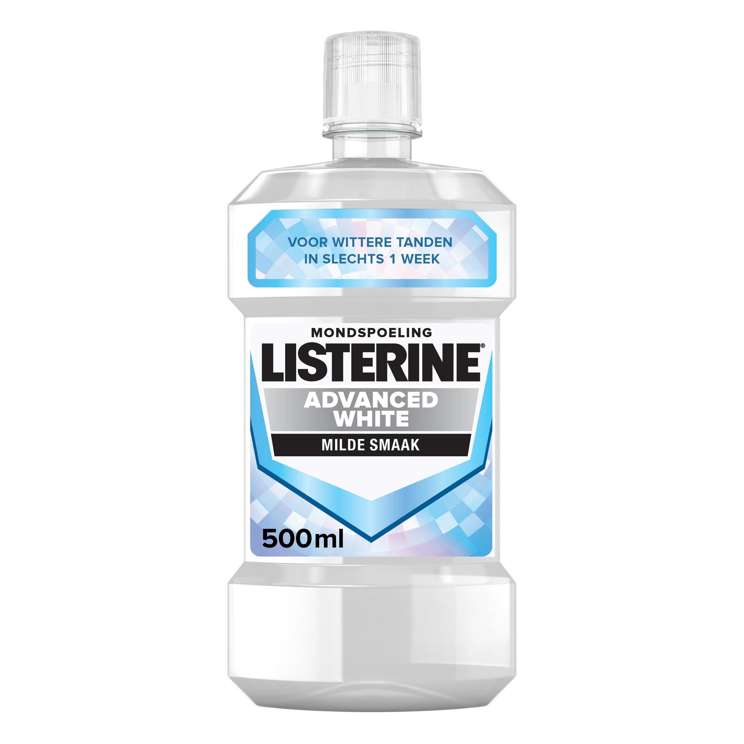 LISTERINE MONDWATER ADVANCED WHITE MILD