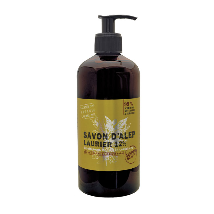 ALEPPO SOAP CO SAVON D'ALEP LIQUIDE 12% LAURIER