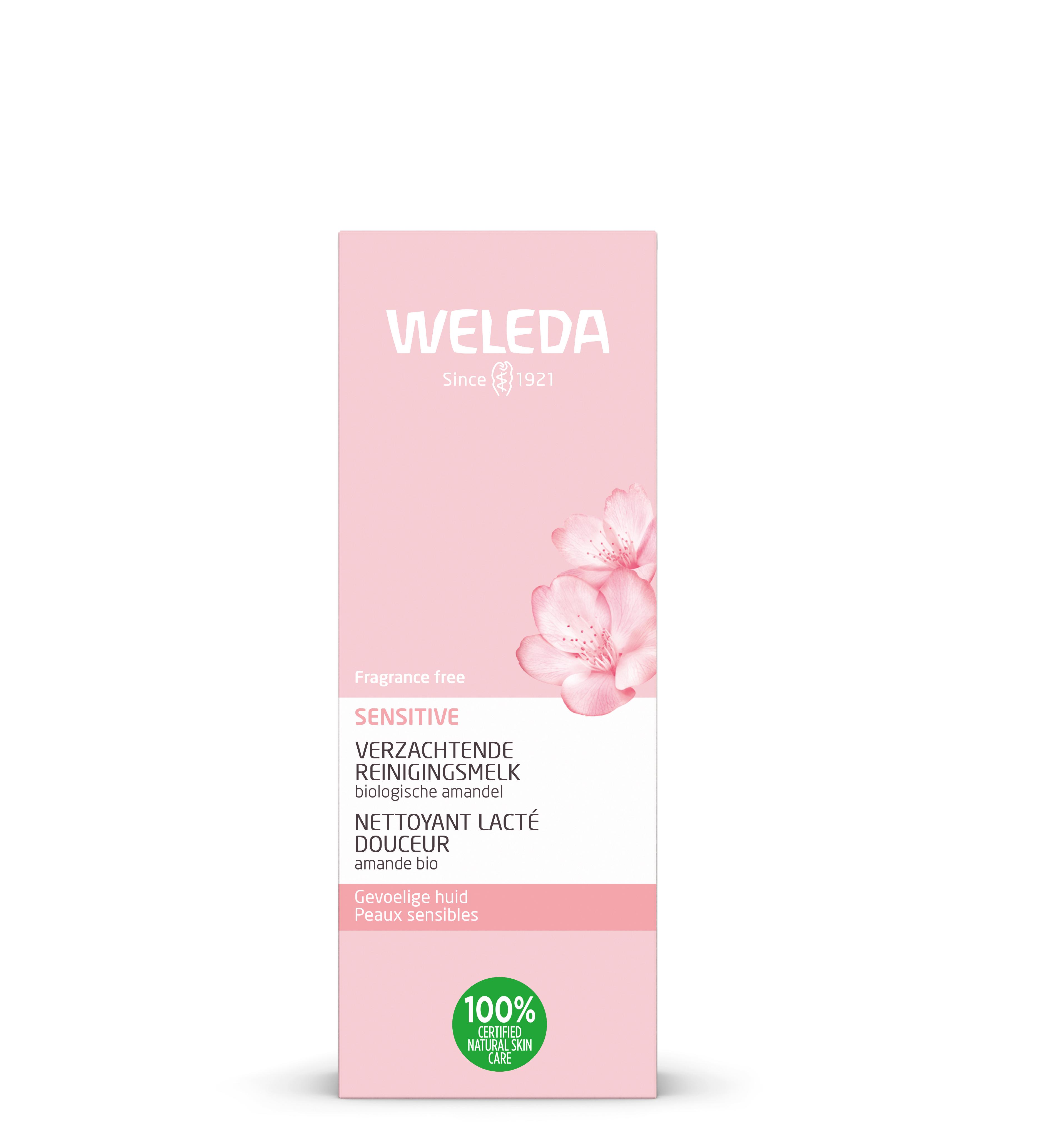 WELEDA AMANDEL SENSITIVE REINIGINGSMELK VERZACHTEND