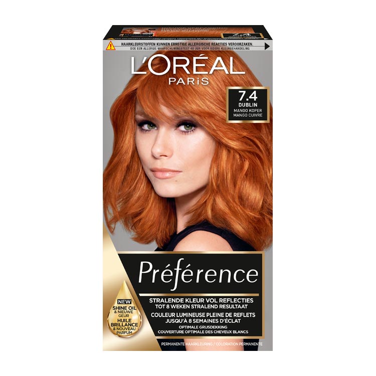 LOREAL PARIS PREFERENCE FERIA 7.4 KOPERROOD