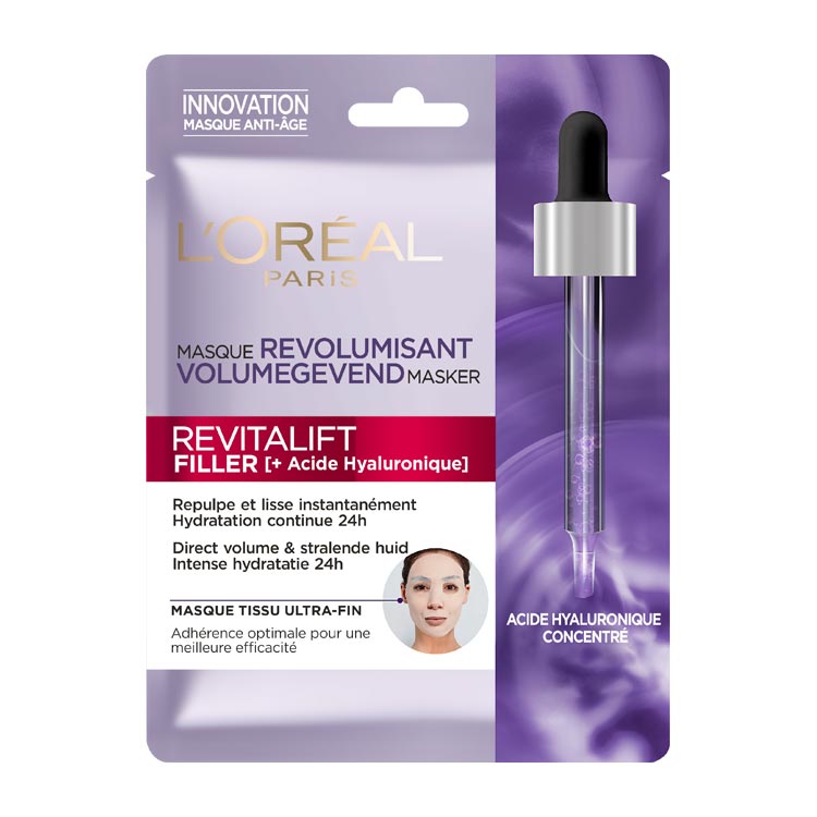 LOREAL PARIS REVITALIFT FILLER HYALURONZUUR TISSUES MASKER