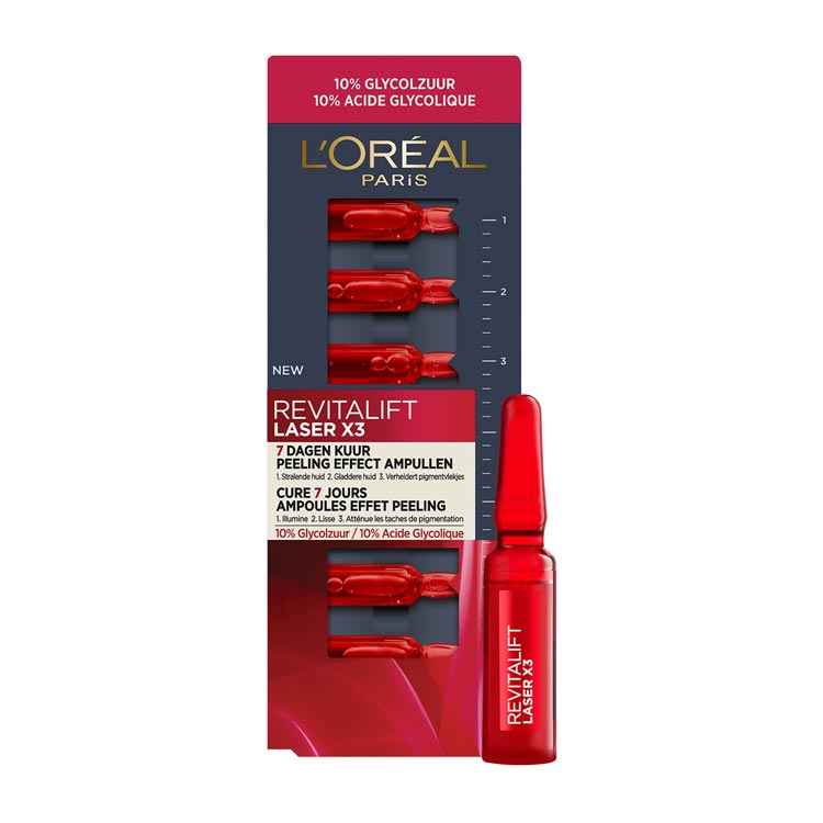 LOREAL PARIS REVITALIFT LASER X3 PEELING EFFECT AMPULLEN