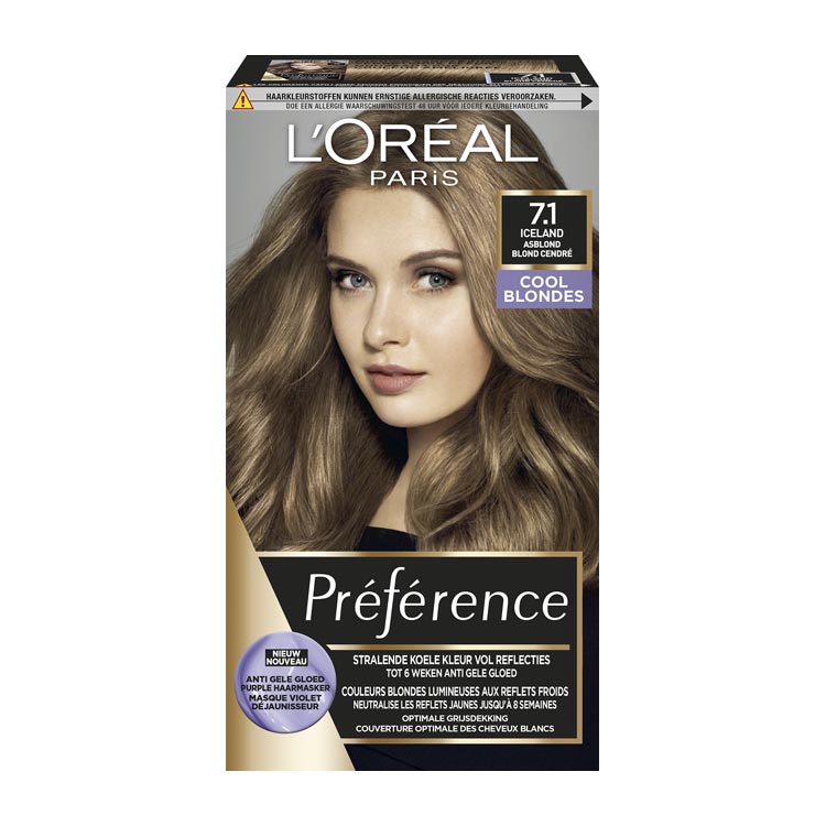 LOREAL PARIS PREFERENCE COOL BLONDES 7.1 ICELAND ASBLOND