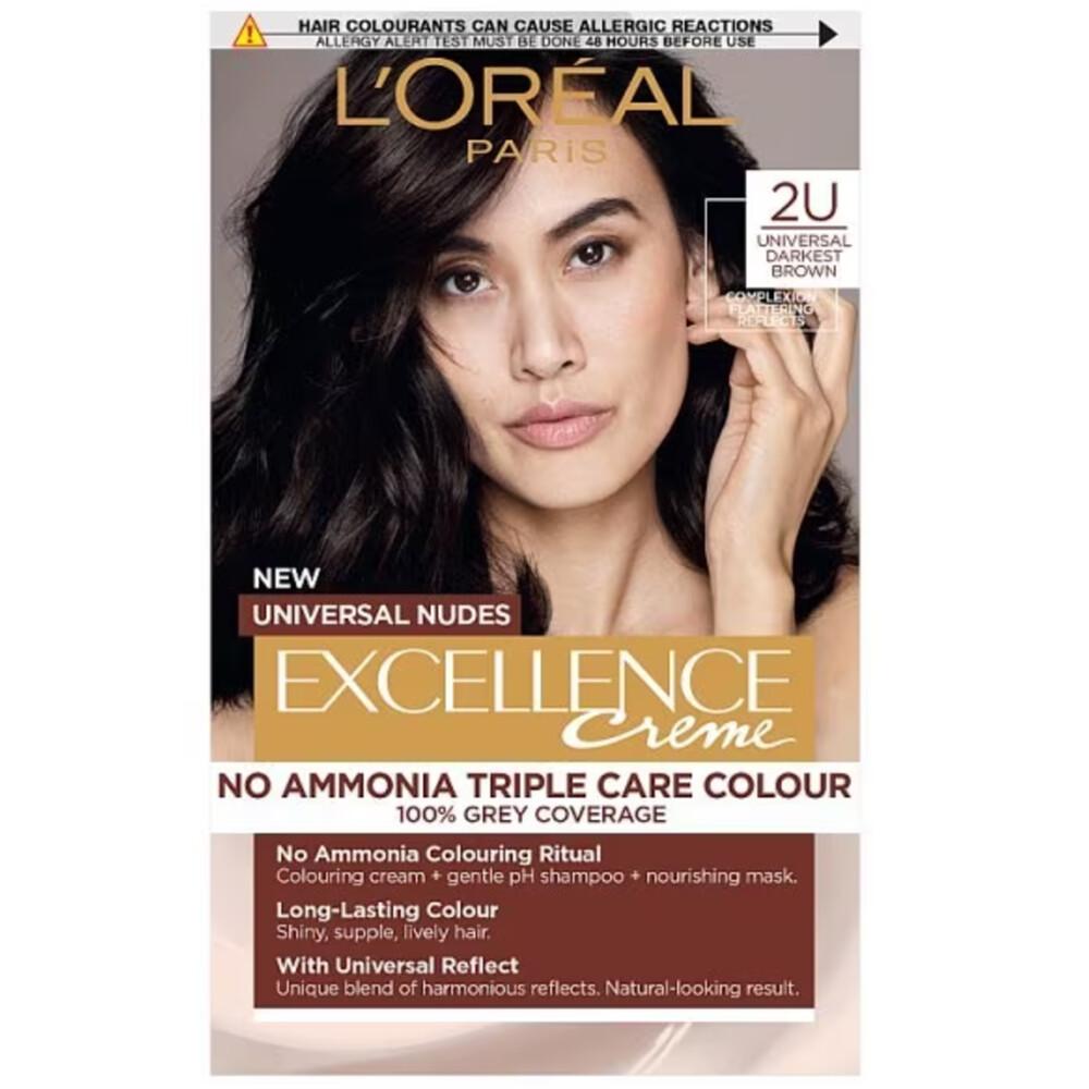 LOREAL PARIS EXCELLENCE CREME UNIVERSAL NUDES 2U ZEER DONKERBRUIN