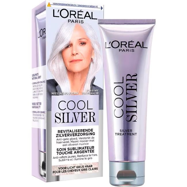 LOREAL PARIS COOL SILVER PUUR WIT REVITALISERENDE ZILVER VERZORGING