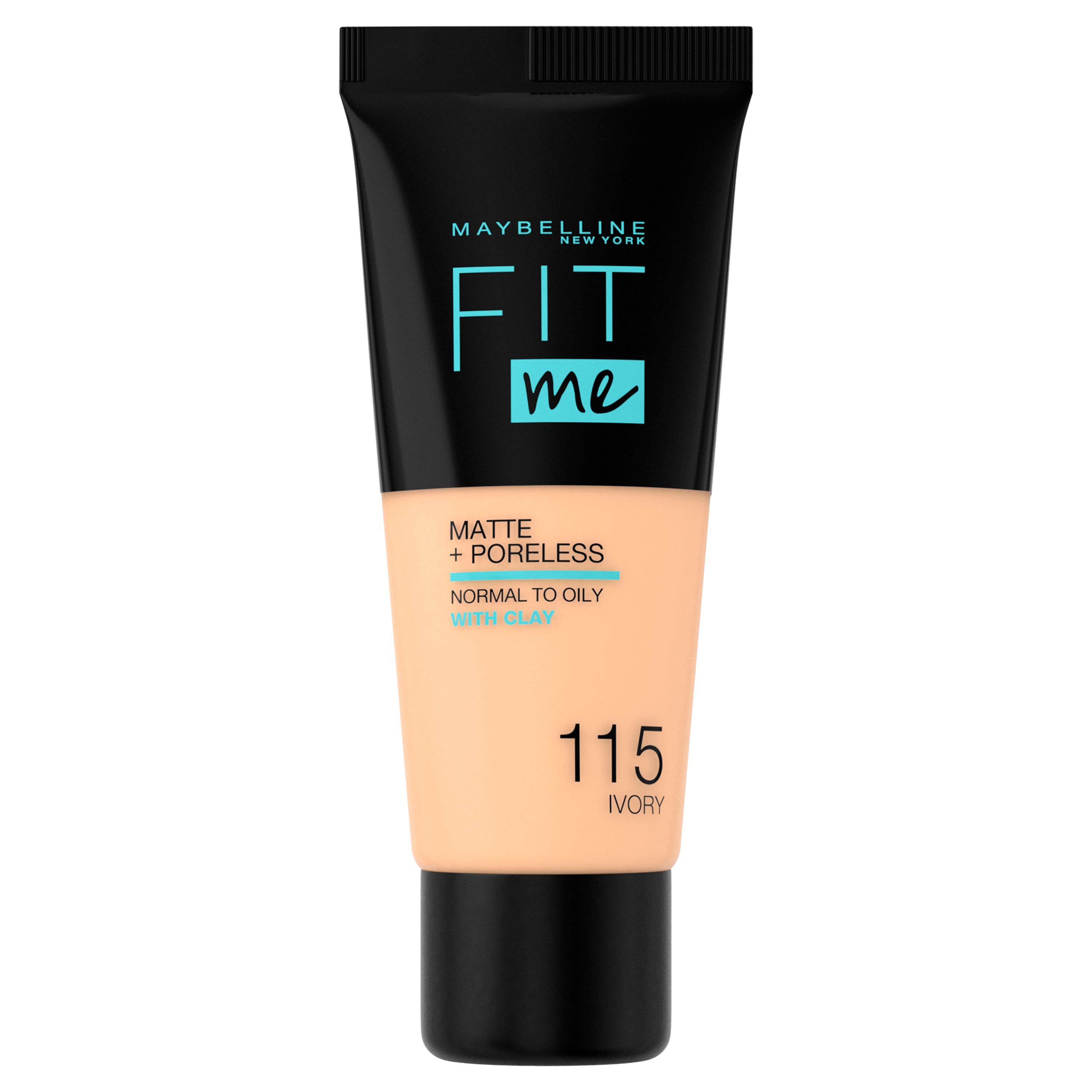 MAYBELLINE FOUNDATION  FIT ME MATTE   PORELESS 115 IVORY