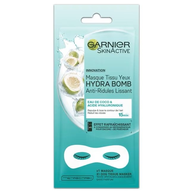 GARNIER SKIN ACTIVE MASKER TISSUES HYDRA BOMB