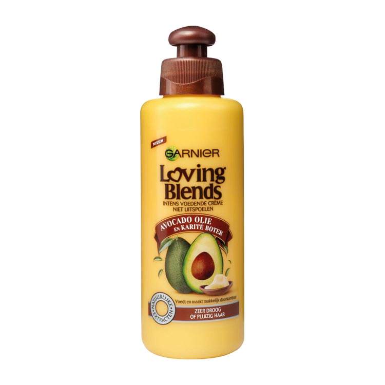 GARNIER LOVING BLENDS LEAVE-IN CREME AVOCADO OLIE   KARITE BOTER