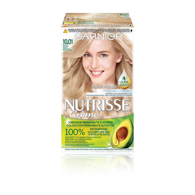 GARNIER NUTRISSE CREME 10.01 ZEER LICHT ASBLOND