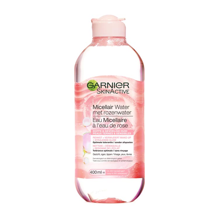GARNIER SKIN ACTIVE MICELLAIR REINIGINGSWATER MET ROZENWATER