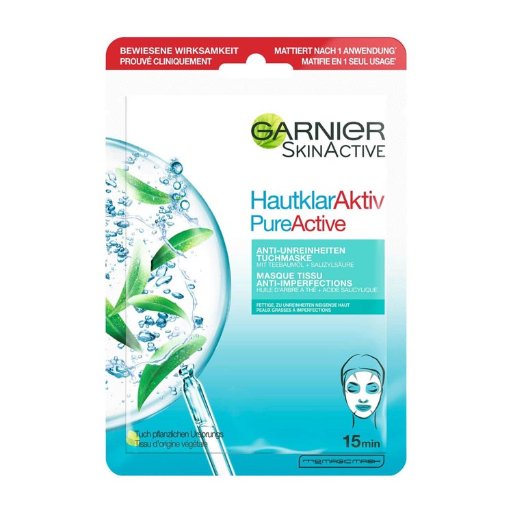 GARNIER PURE ACTIVE TEA TREE MASKER