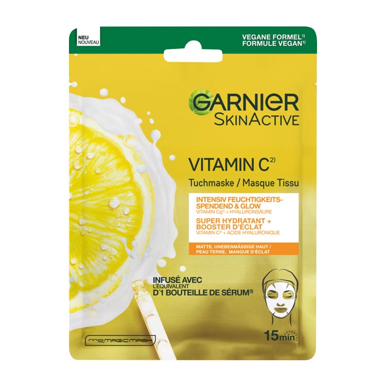 GARNIER SKIN ACTIVE MASKER TISSUES VITAMINE C