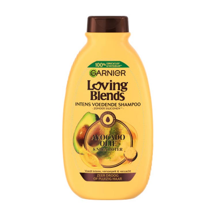 GARNIER LOVING BLENDS SHAMPOO AVOCADO OLIE    KARITE BOTER