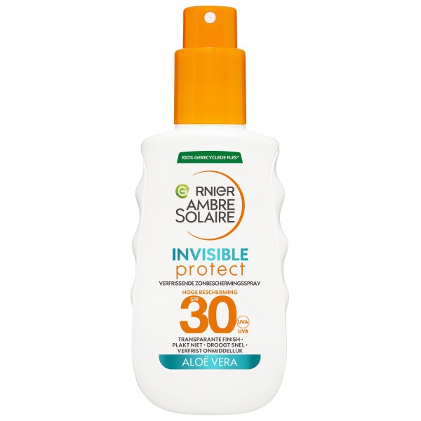 GARNIER AMBRE SOLAIRE INVISIBLE PROTECT TRANSPARANTE ZONNESPRAY SPF30