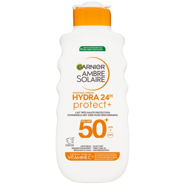 GARNIER AMBRE SOLAIRE HYDRA 24 ZONNEMELK SPF 50