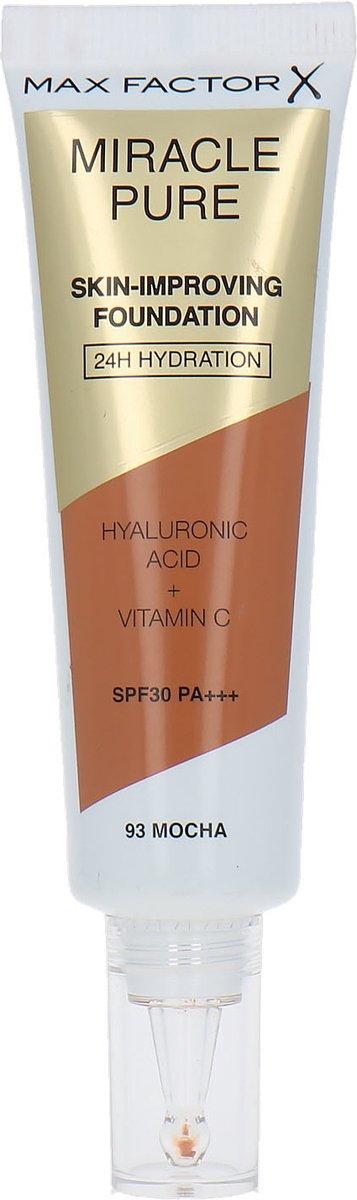 MAX FACTOR FOUNDATION MIRACLE PURE-93 MOCHA