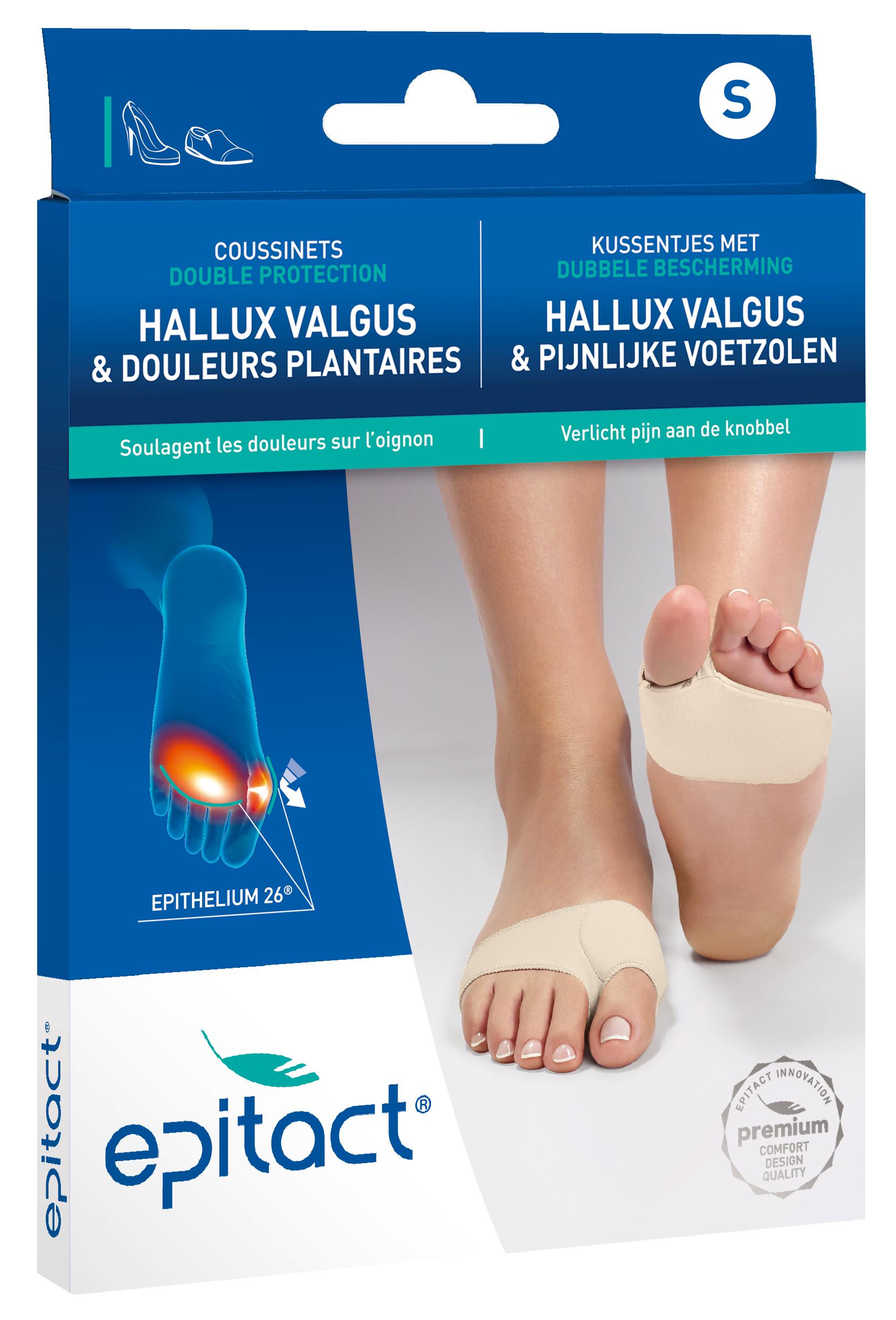 EPITACT VOETZOOLKUSSENTJES DUBBELE BESCHERMING S 36/38