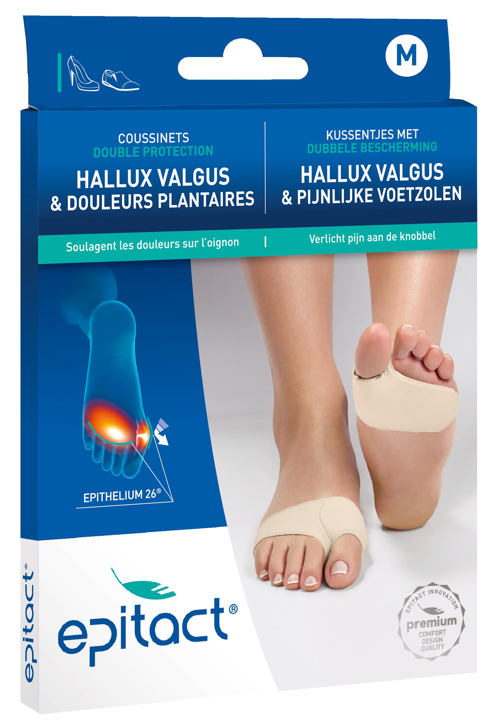 EPITACT VOETZOOLKUSSENTJES DUBBELE BESCHERMING M 39/41