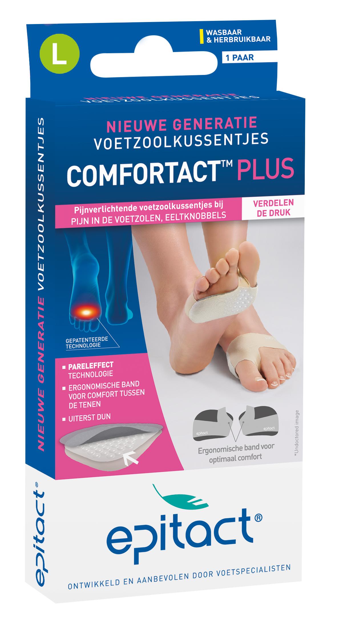 EPITACT COMFORTACT PLUS VOETZOOLKUSSENTJES - L