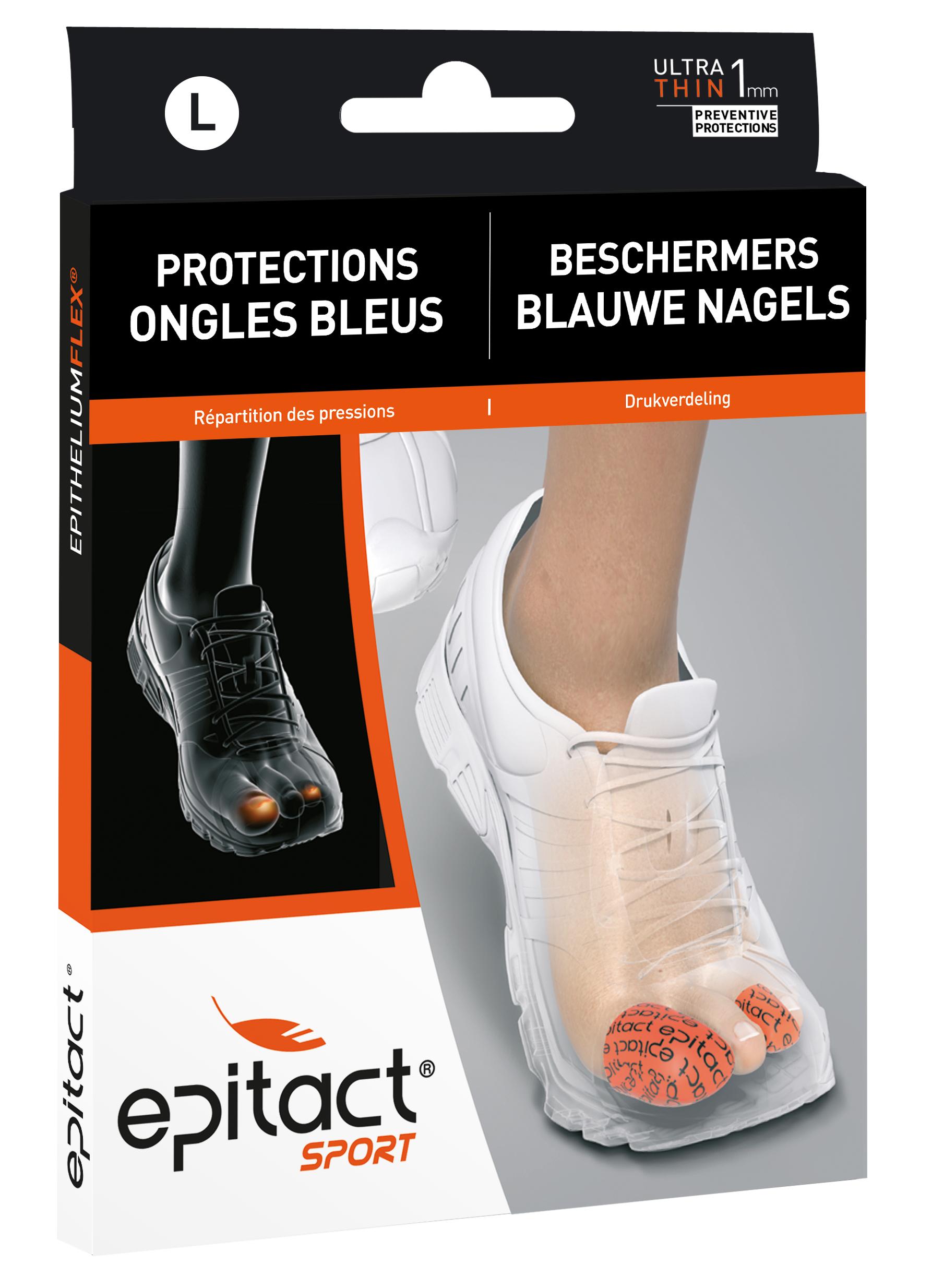 EPITACT SPORT BLAUWE NAGEL BESCHERMER - L