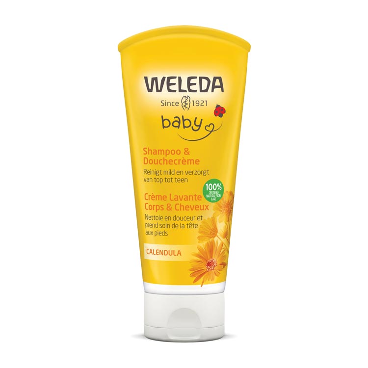 WELEDA CALENDULA BABY SHAMPOO HAAR EN BODY