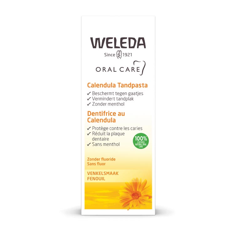WELEDA TANDPASTA CALENDULA ORANJE