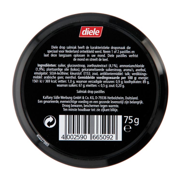 DIELE DROP SALMIAK PASTILLES