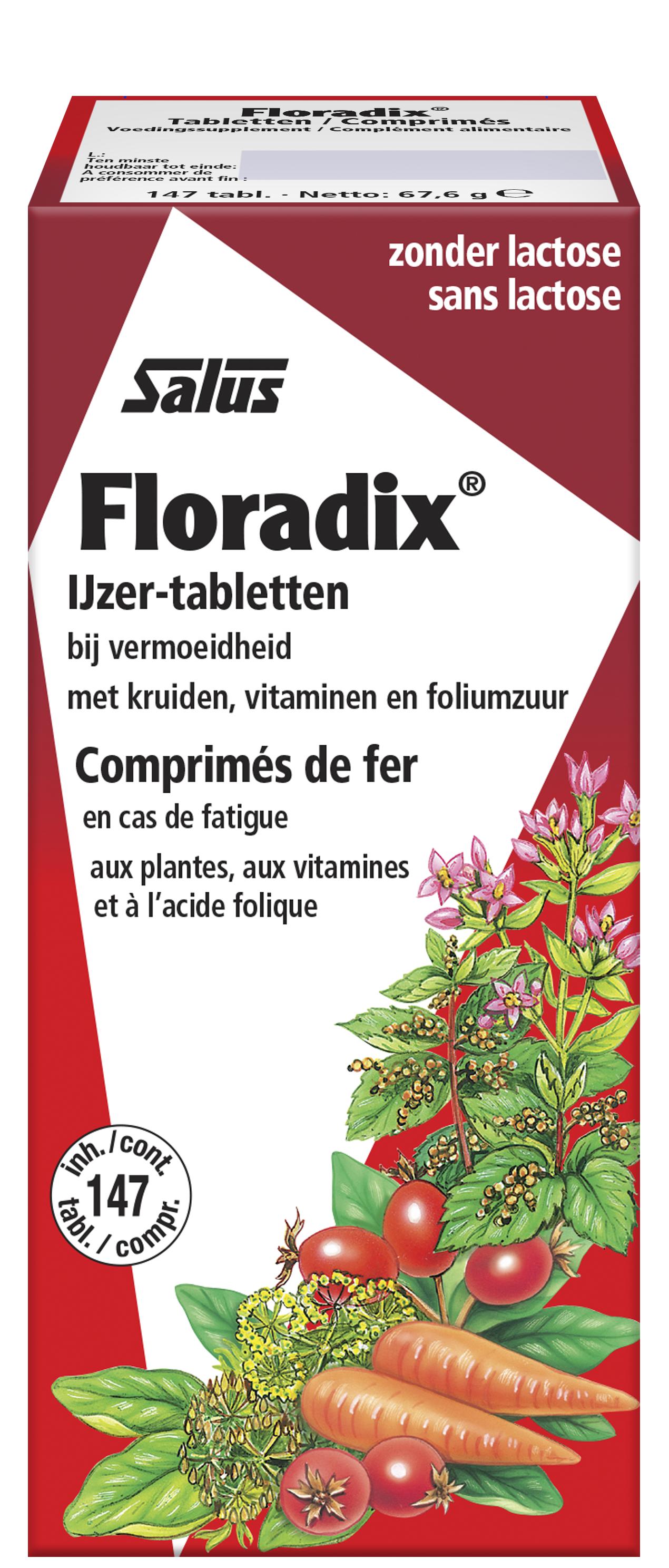SALUS FLORADIX IJZER TABLETTEN