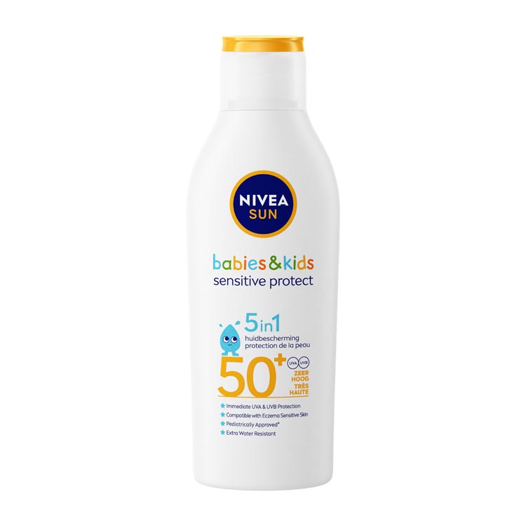 NIVEA SUN BABIES   KIDS PROTECT   SENSITIVE LOTION SPF50