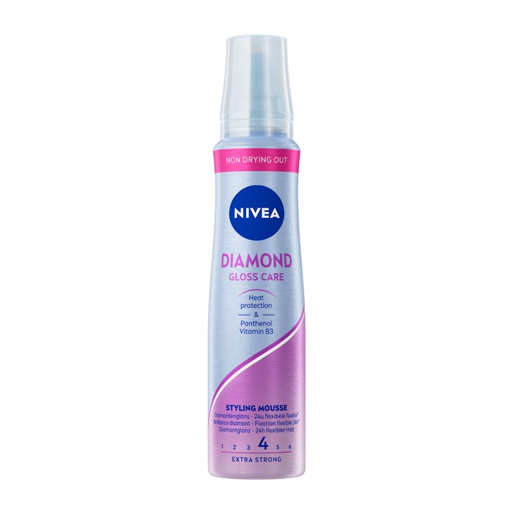 NIVEA HAIR MOUSSE DIAMOND GLOSS