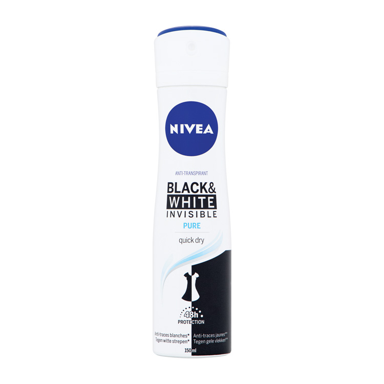 NIVEA DEOSPRAY INVISIBLE BLACK WHITE PURE