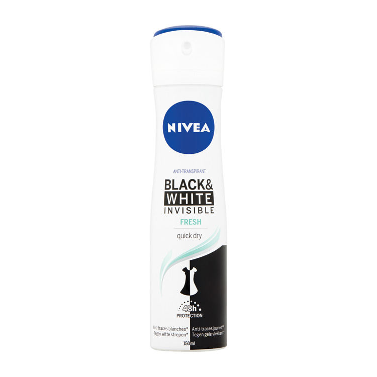 NIVEA DEOSPRAY INVISIBLE BLACK WHITE FRESH