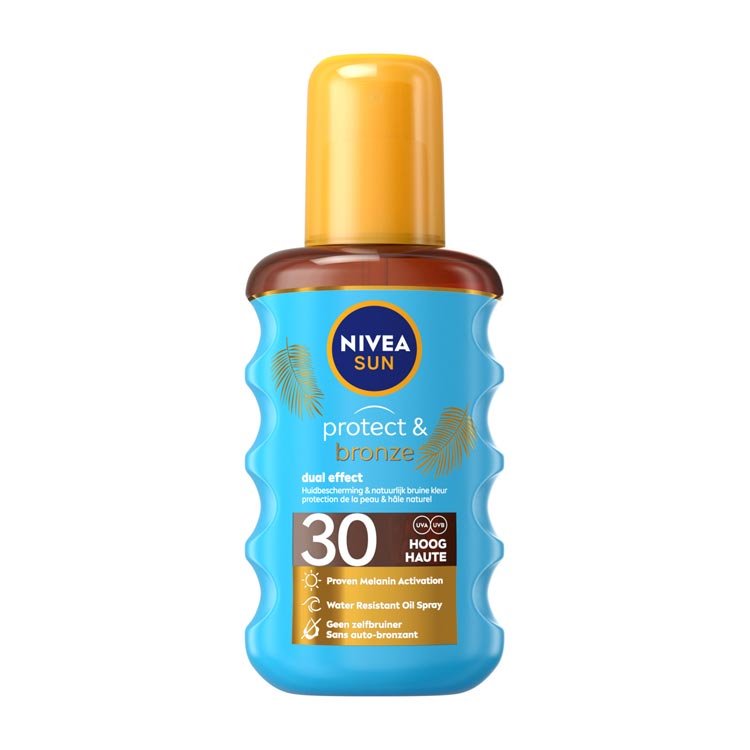 NIVEA SUN PROTECT   BRONZE BESCHERMENDE OLIESPRAY SPF30